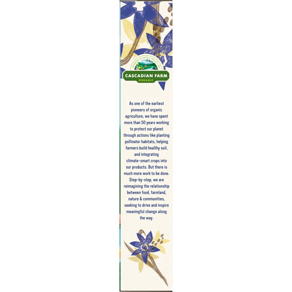 slide 3 of 6, Cascadian Farm Organic No Added Sugar Vanilla Crisp Cereal, 12 oz