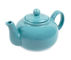 RSVP International Turquoise Stoneware Teapot