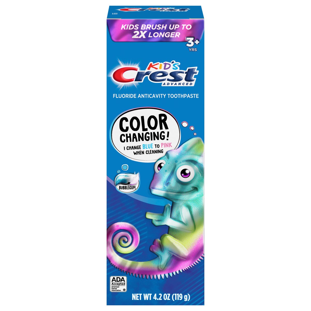 Crest Advanced Kids' Fluoride Toothpaste - Bubblegum Flavor - 4.2oz 4.2 ...