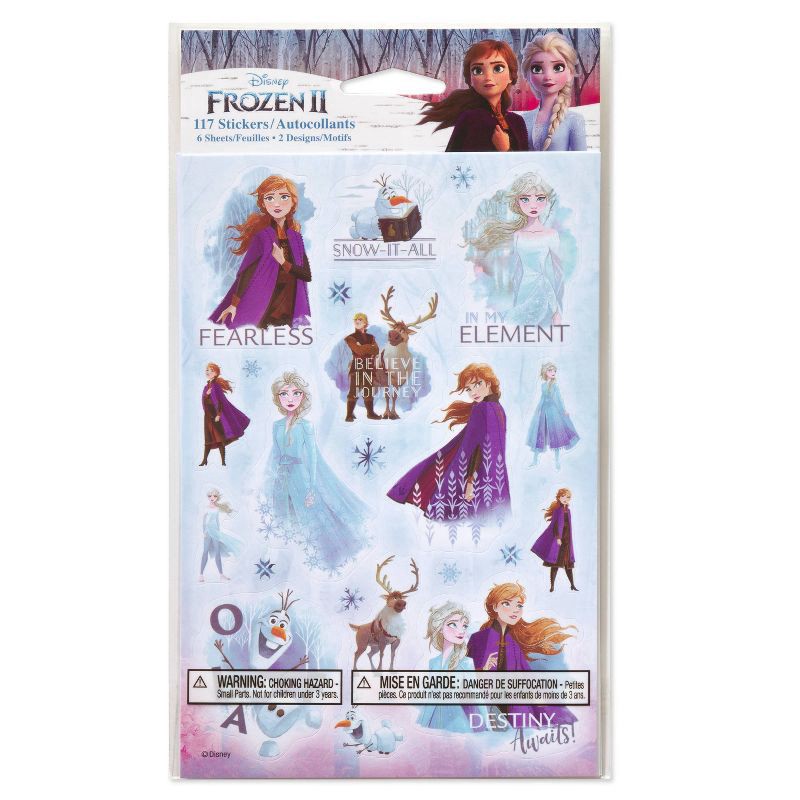 slide 1 of 3, Disney Frozen 2 117ct Stickers, 117 ct