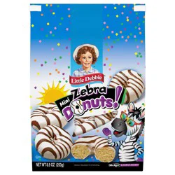 Little Debbie Snack Cakes, Little Debbie Family Pack ZEBRA Mini Donuts (bagged)