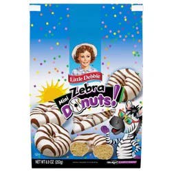 Little Debbie Snack Cakes, Little Debbie Family Pack ZEBRA Mini Donuts (bagged)