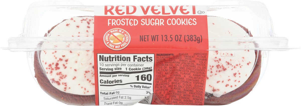 slide 6 of 9, Lofthouse Red Velvet Frosted Sugar Cookies, 13.5 oz