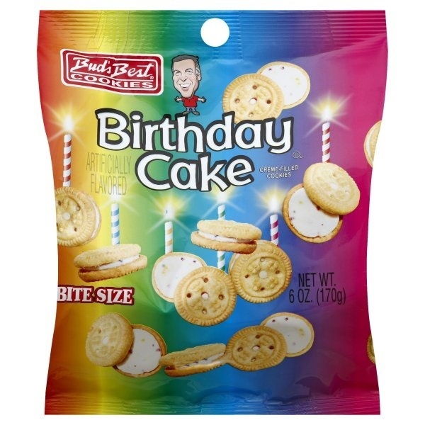 slide 1 of 1, Bud's Best Birthday Cake Cookies, 6 oz