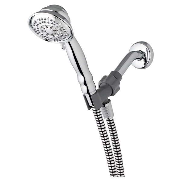 slide 1 of 1, Waterpik PowerSpray+ 3-Mode Hand Held Shower Head VSK-353, Chrome, 1 ct