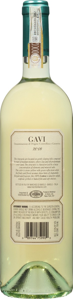 slide 6 of 6, Marchesi Di Barolo Gavi Docg, 25.39 fl oz