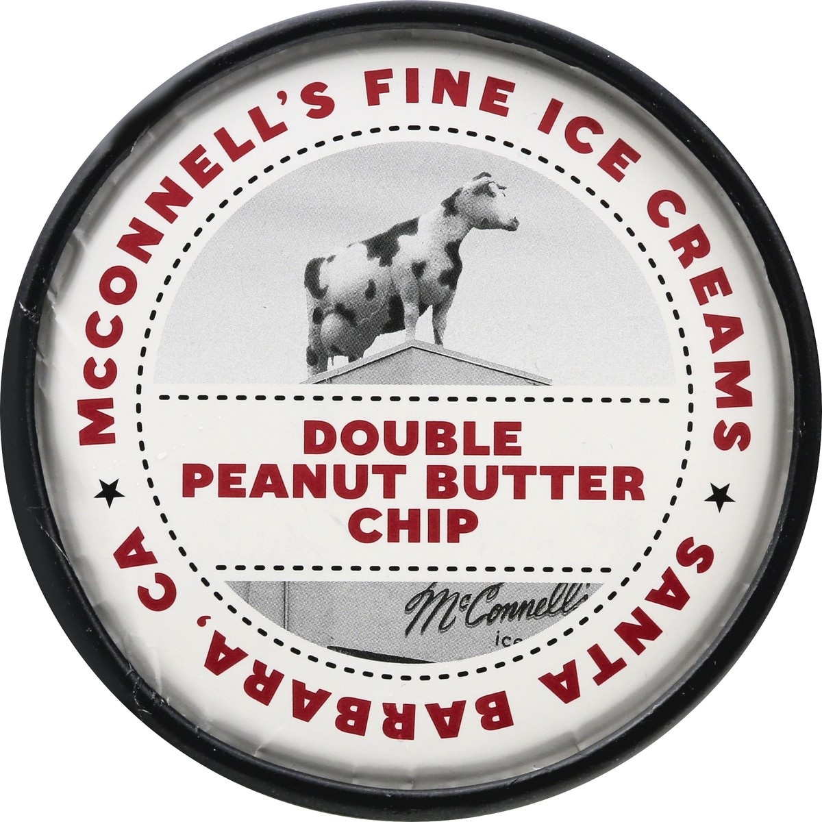 slide 7 of 12, McConnell's Fine Ice Creams Double Peanut Butter Chip Ice Cream 1 pt, 1 pint