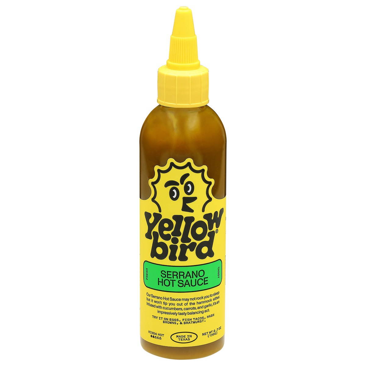 slide 1 of 14, Yellowbird Sauce Serrano Hot Sauce - 6.7 oz, 6.7 oz