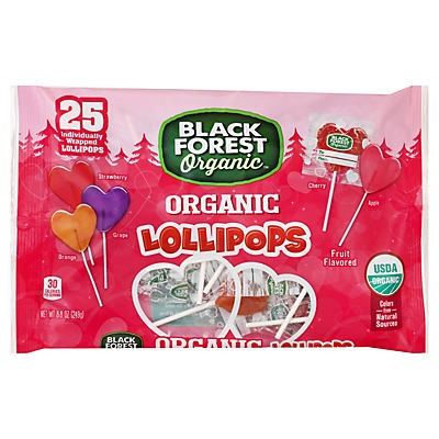 slide 1 of 1, Black Forest Organic Lollipops, Organic, Fruit Flavored, 8.8 oz