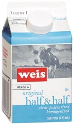 Weis Quality Grade A Original Half and Half