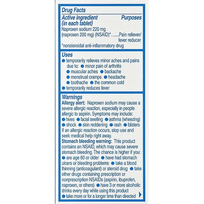 slide 2 of 2, Aleve All Day Strong Pain Reliever / Fever Reducer Tablets, 24 ct