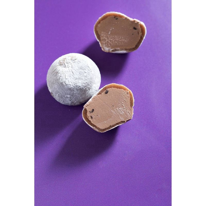 slide 2 of 5, My/Mo Frozen Dessert, Mochi Cashew, Chocolate 6-1.5 Oz Pieces, 6 ct