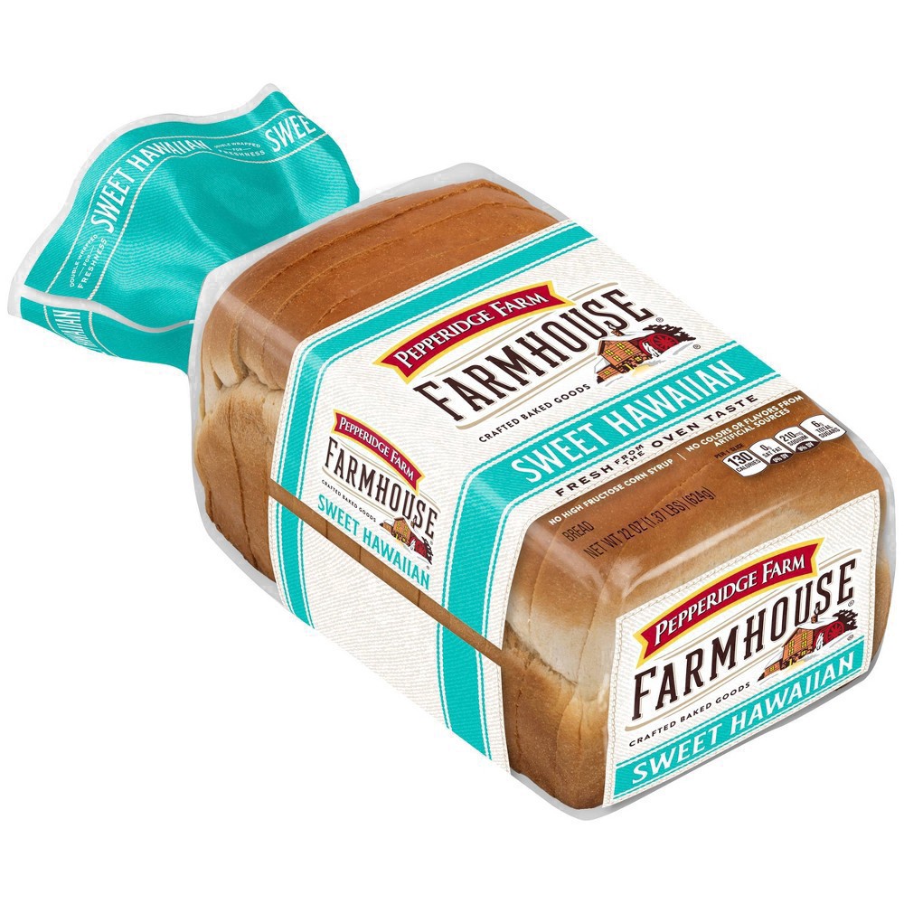 slide 94 of 114, Pepperidge Farm Farmhouse Sweet Hawaiian Bread, 22 Oz Loaf, 22 oz