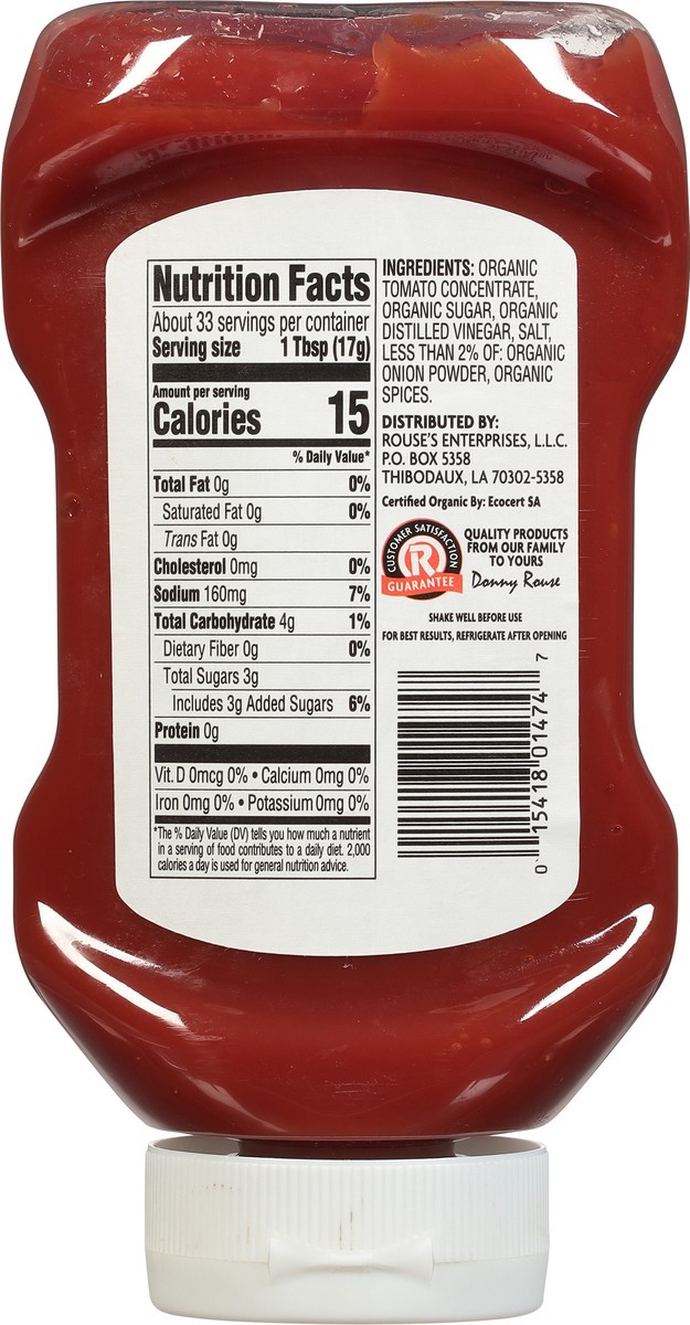 slide 3 of 11, Rouses Markets Rous Org Ketchup, 20 oz