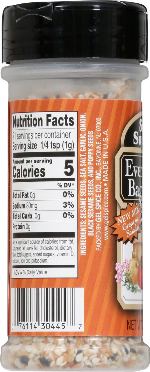 slide 8 of 9, Spice Supreme Everything Bagel Mix, 3.25 oz