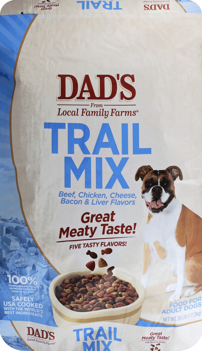 slide 5 of 6, Dad's Food for Adult Dogs 38 lb, 38 lb
