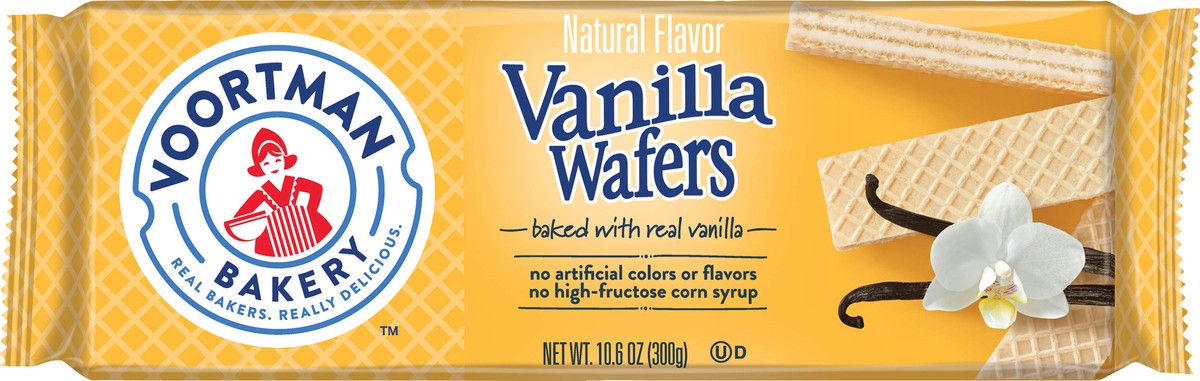 slide 1 of 1, Voortman Bakery Vanilla Wafers 10.6 oz, 10.6 oz