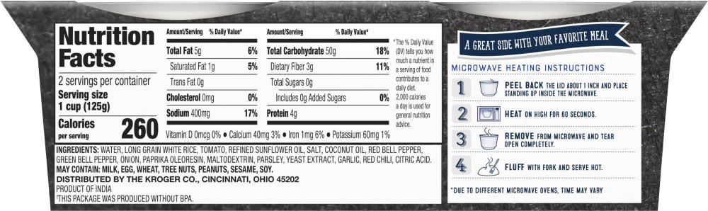 slide 2 of 2, Kroger Spanish Rice Cups, 2 ct