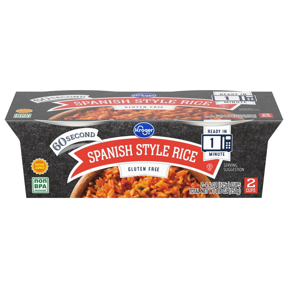 slide 1 of 2, Kroger Spanish Rice Cups, 2 ct
