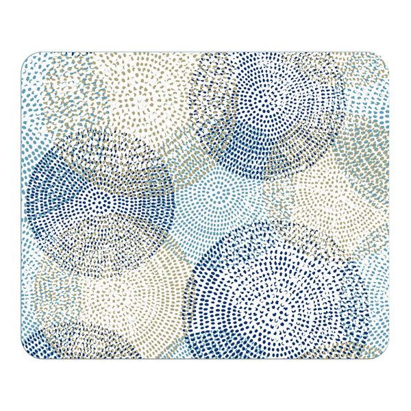 slide 2 of 2, Realspace Fashion Pvc Chair Mat, 35"" X 40"", Circles, 1 ct
