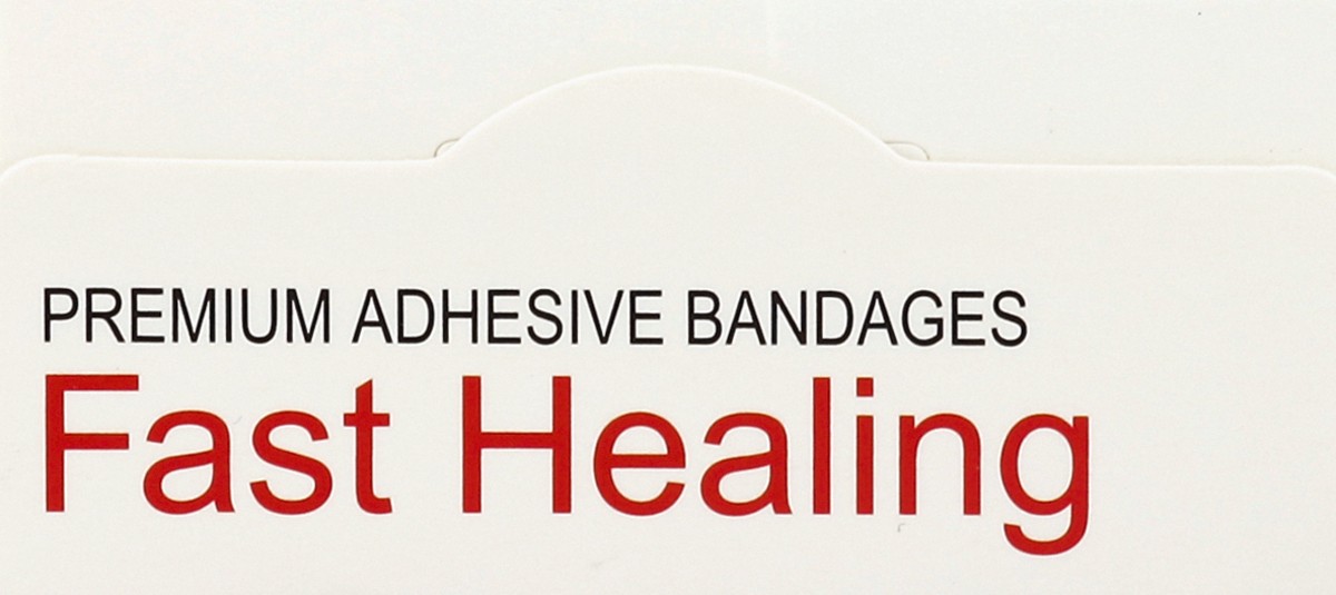 slide 2 of 4, Core Values Premium Adhesive Fast-Healing Bandages - All One Size, 15 ct