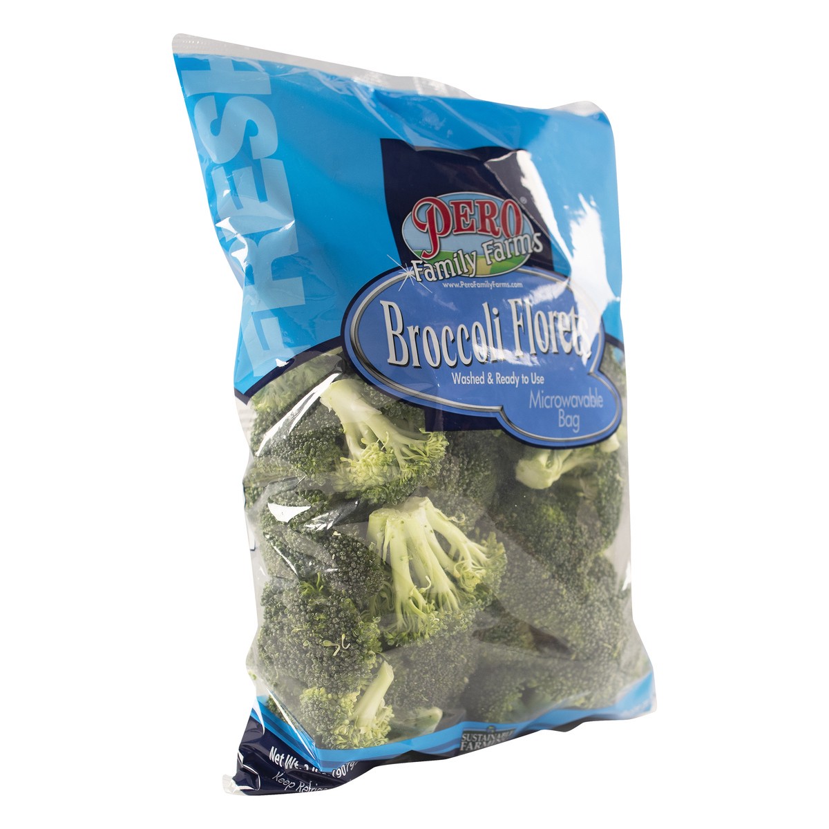 slide 5 of 9, Pero Family Farms Florets Broccoli 2 lb, 2 lb