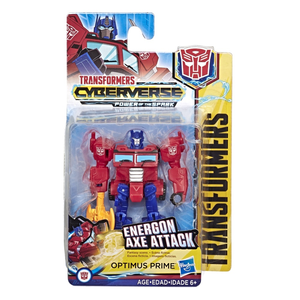 slide 1 of 1, Transformers Cyberverse Scout Class Optimus Prime Action Figure, 3.75 in