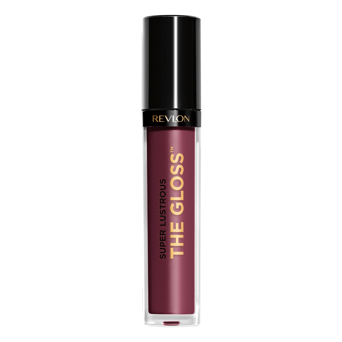 slide 1 of 5, Revlon Super Lustrous Lip Gloss, Black Cherry, 0.13 oz