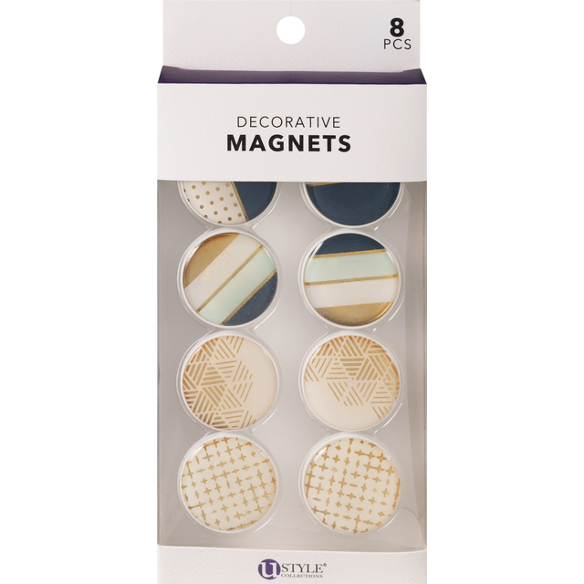 slide 1 of 1, 8Pk Magnets, 1 ct