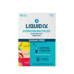 Liquid I.V.® Hydration Multiplier® Sugar Free Electrolyte Drink Mix Variety Packets