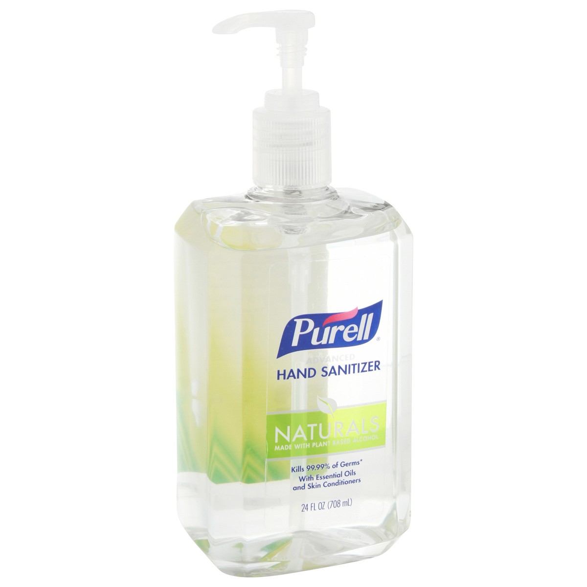 slide 3 of 13, PURELL Advanced Hand Sanitizer Naturals, 24 fl oz Table Top Pump Bottle, 24 fl oz