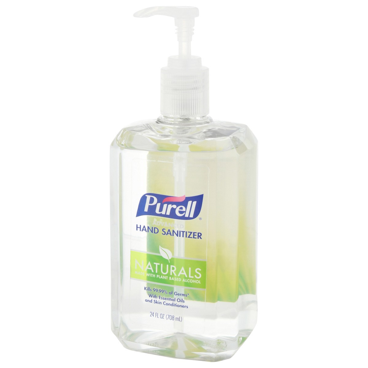 slide 11 of 13, PURELL Advanced Hand Sanitizer Naturals, 24 fl oz Table Top Pump Bottle, 24 fl oz