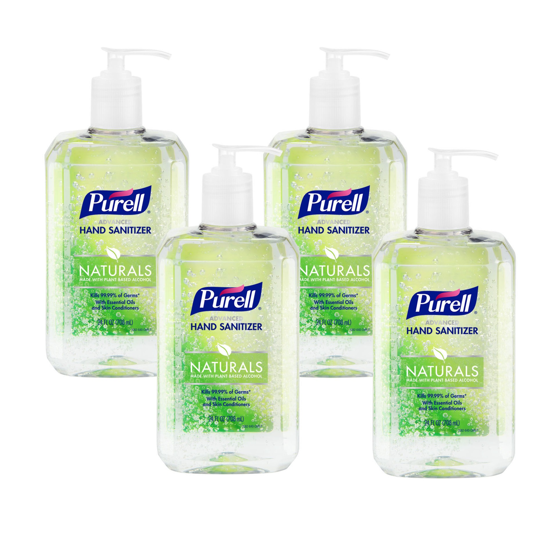 slide 1 of 13, PURELL Advanced Hand Sanitizer Naturals, 24 fl oz, 24 fl oz