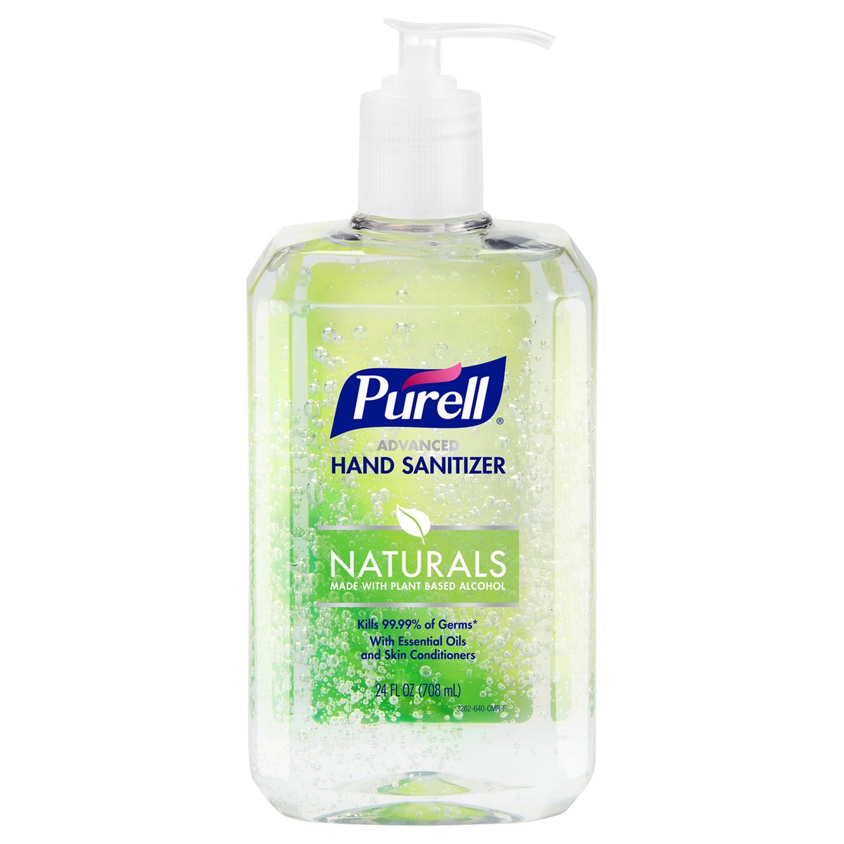 slide 1 of 13, PURELL Advanced Hand Sanitizer Naturals, 24 fl oz Table Top Pump Bottle, 24 fl oz