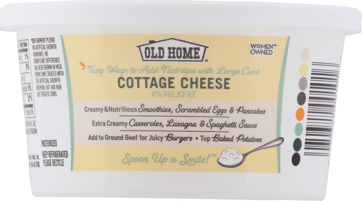 slide 8 of 9, Old Home Large Curd Cottage Cheese, 12 oz