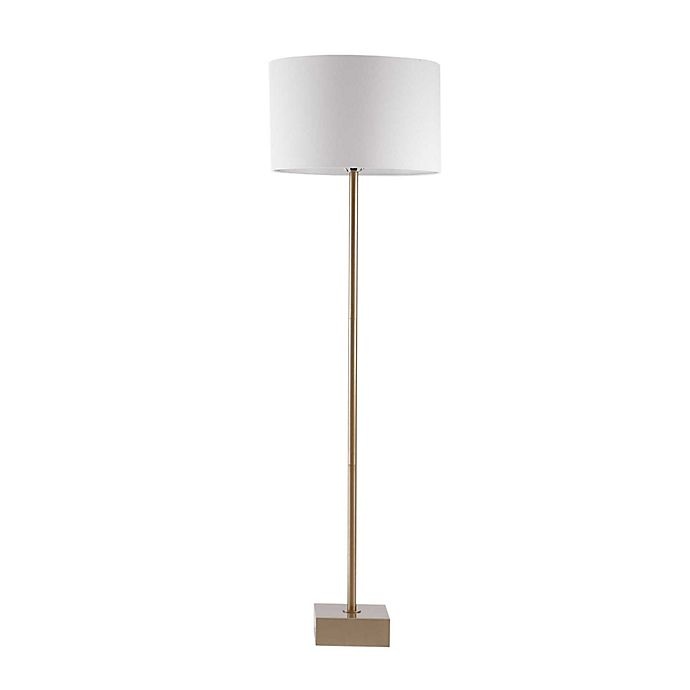 slide 1 of 3, Hampton Hill Bringham Floor Lamp - Gold, 1 ct