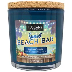 Tuscany Candle Sunset Beach Bar Jar Candle