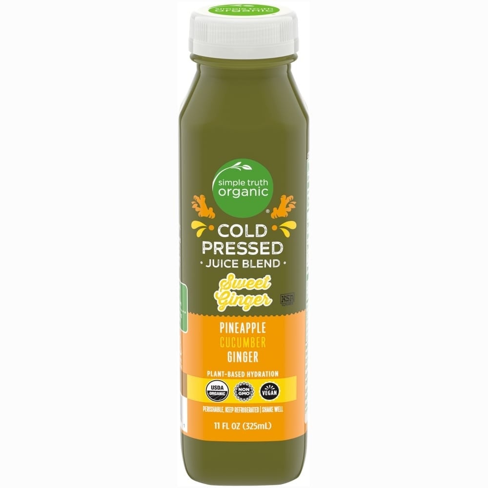 slide 1 of 1, Simple Truth Organic Pineapple Cucumber Ginger Juice, 11 oz