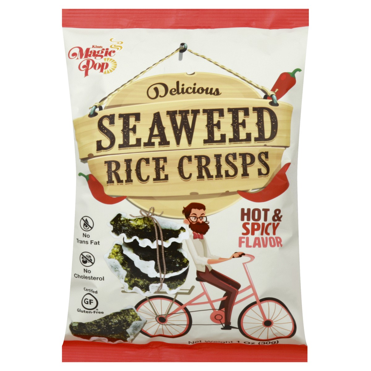 slide 5 of 6, Kims Rice Crisps 1 oz, 1 oz