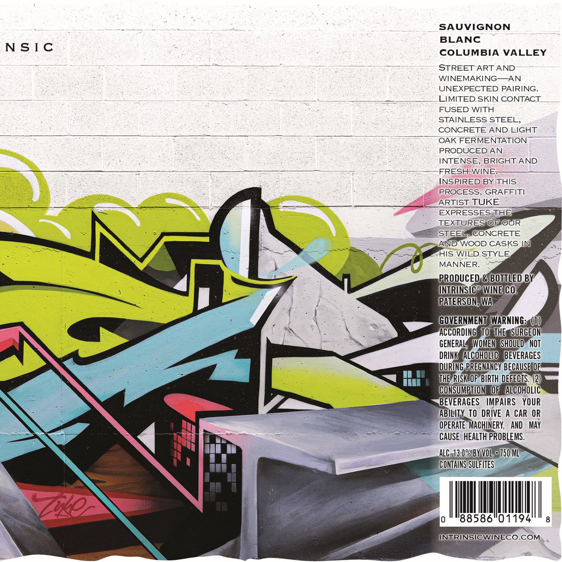 slide 3 of 9, Intrinsic Wine Co. Sauvignon Blanc White Wine, 750 mL Bottle, 750 ml