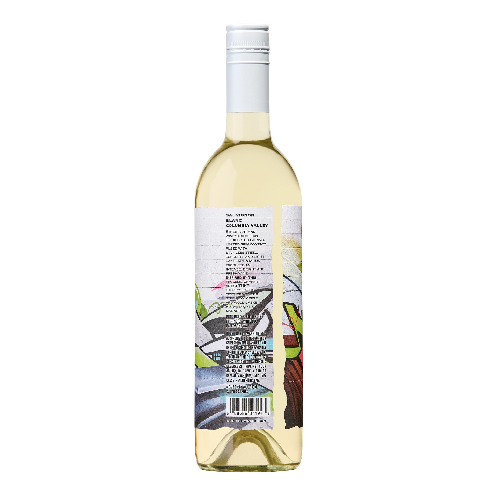 slide 9 of 9, Intrinsic Wine Co. Sauvignon Blanc White Wine, 750 mL Bottle, 750 ml