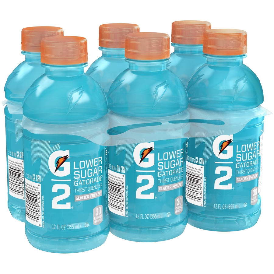 Gatorade G2 Glacier Freeze Sports Drink Bottles 6 ct; 12 fl oz | Shipt