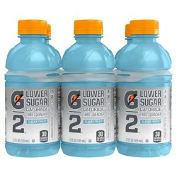 G2 Lower Sugar Thirst Quencher Glacier Freeze 12 Fl Oz, 6 Count
