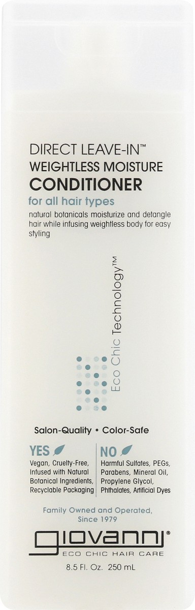 slide 1 of 9, Giovanni Direct Leave-In Weightless Moisture Conditioner 8.5 oz, 8.5 oz