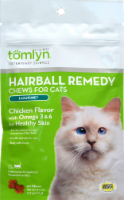 slide 1 of 1, Tomlyn Laxatone Hairball Chews, 60 ct