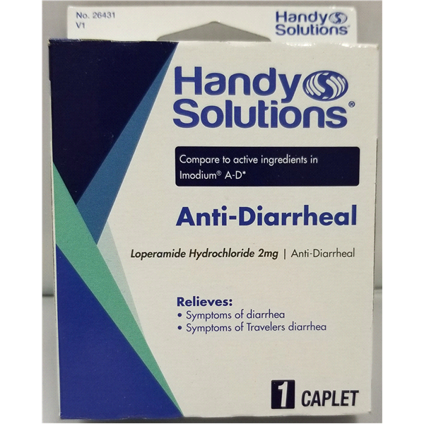 slide 1 of 1, Handy Solutions Anti-Diarrheal, 1 ct