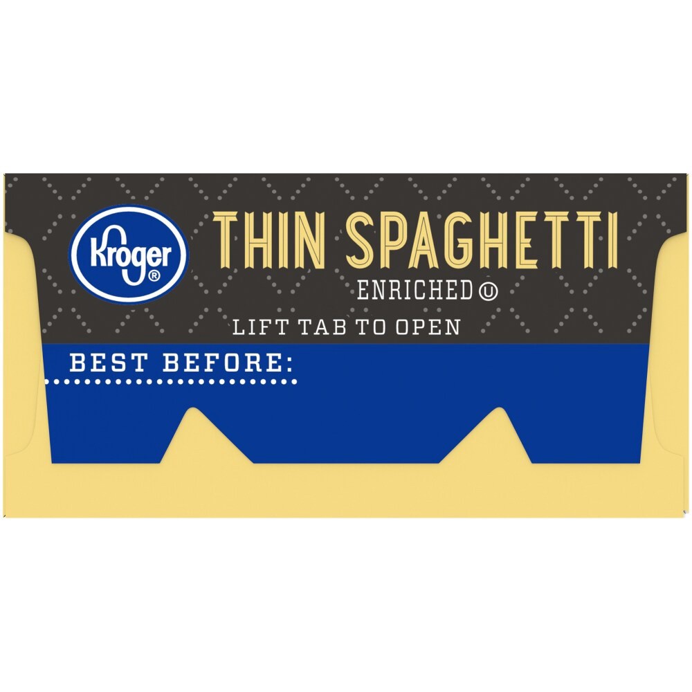 slide 4 of 6, Kroger Thin Spaghetti, 16 oz