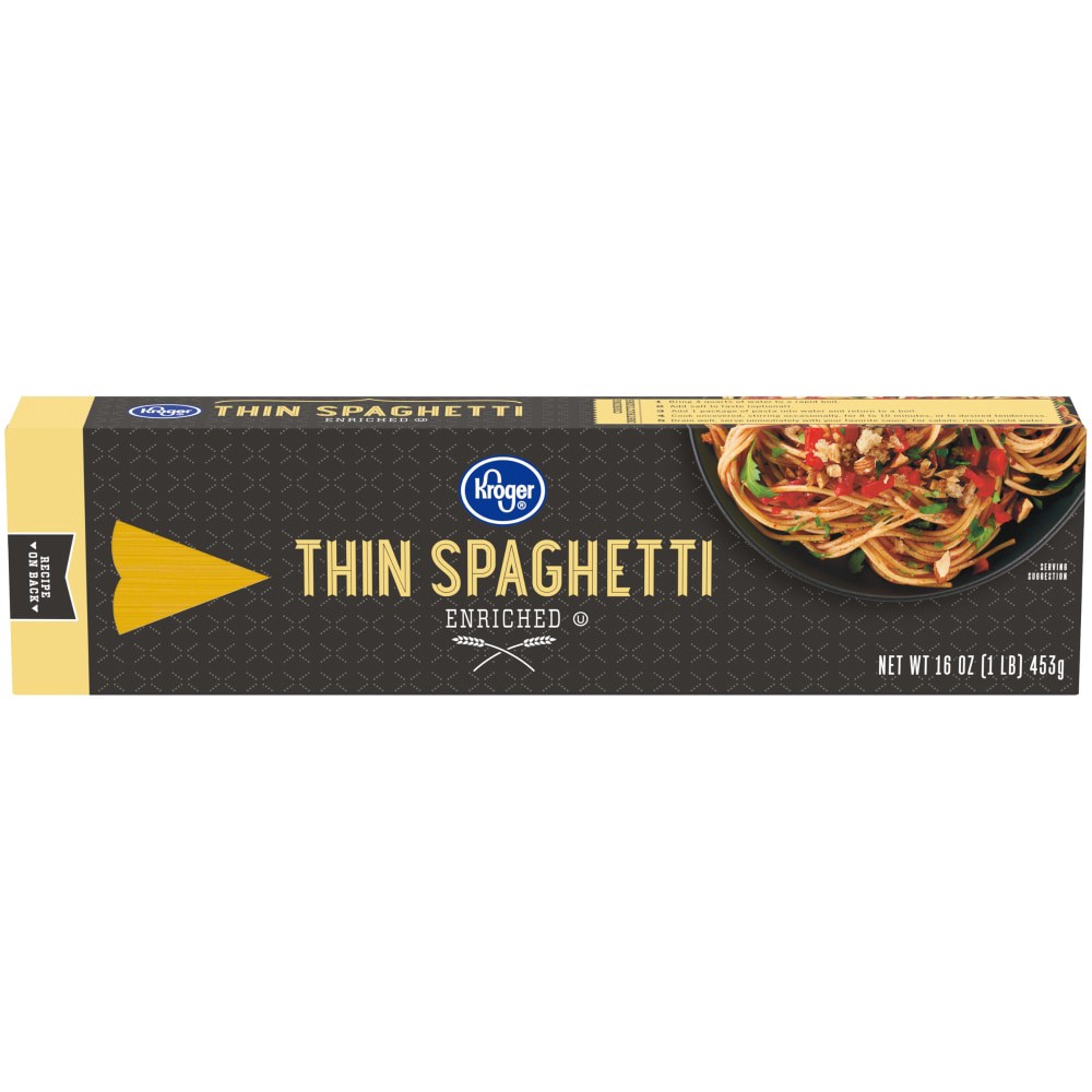 slide 1 of 6, Kroger Thin Spaghetti, 16 oz