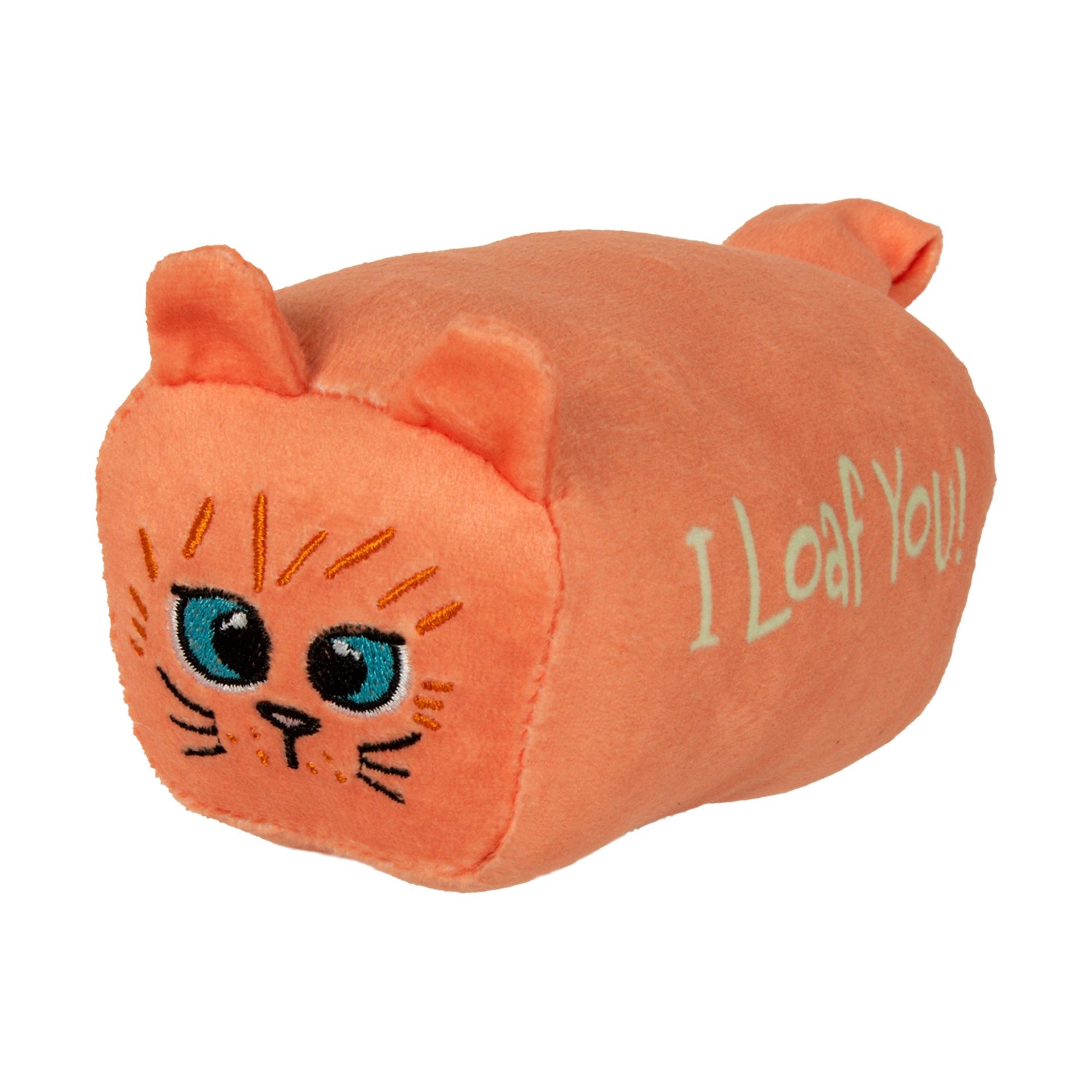 slide 1 of 1, NALA Cat Bunny Kickerz Kitty Loaf Plush Cat Toy, Small, SM