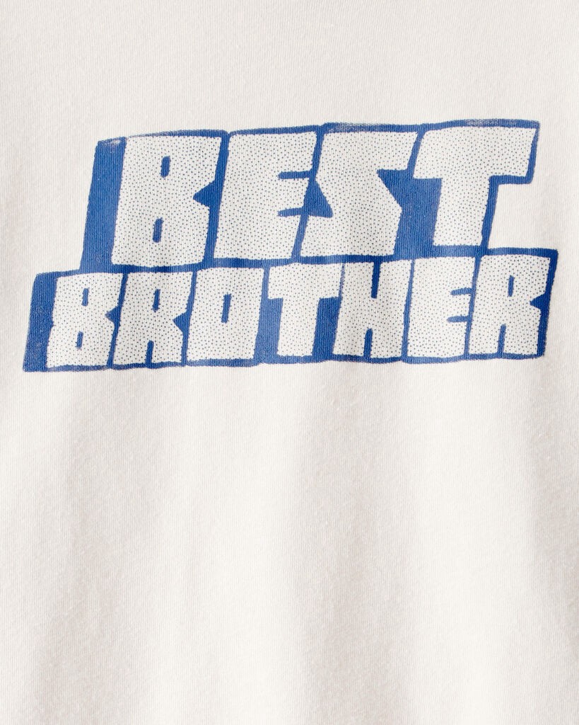 slide 2 of 2, Carter's Toddler Boy Best Brother Long-Sleeve Graphic Tee - White White 3T, 1 ct